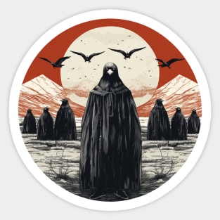 Conspiracy of Ravens Raven God Sticker